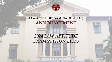 up lae results 2024|2024 Law Aptitude Examinations Lists — UP College of Law.